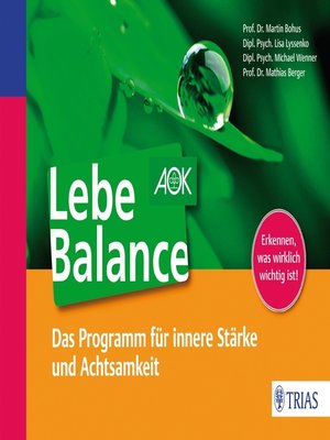 cover image of Lebe Balance